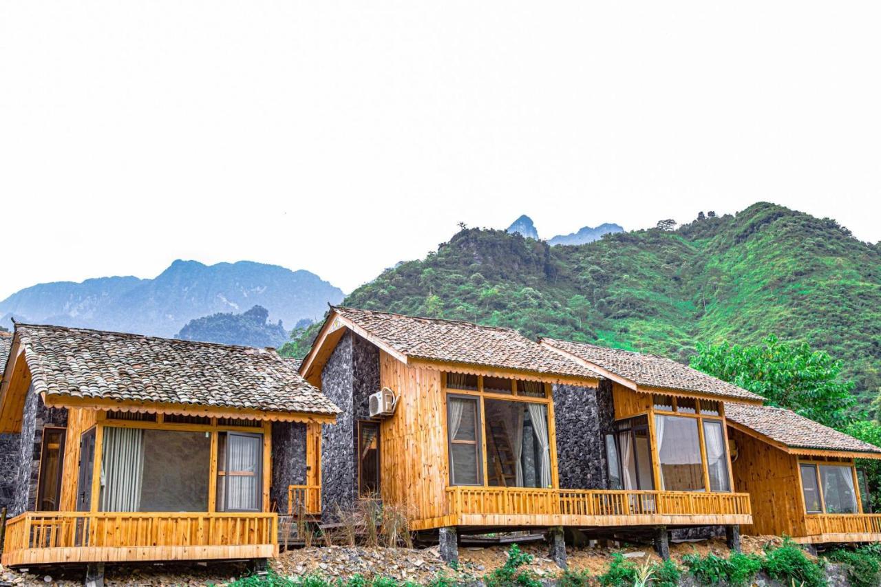 Chien'S Lodge Du Gia Làng Cac Kültér fotó