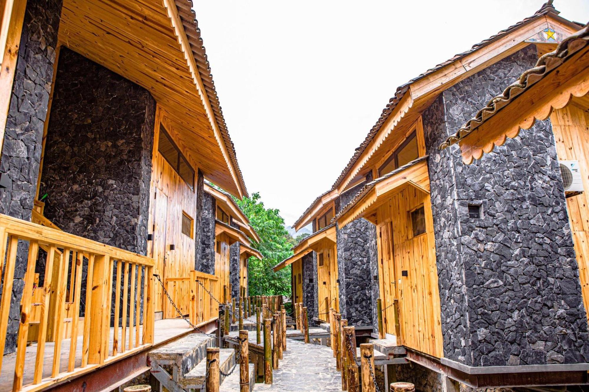 Chien'S Lodge Du Gia Làng Cac Kültér fotó