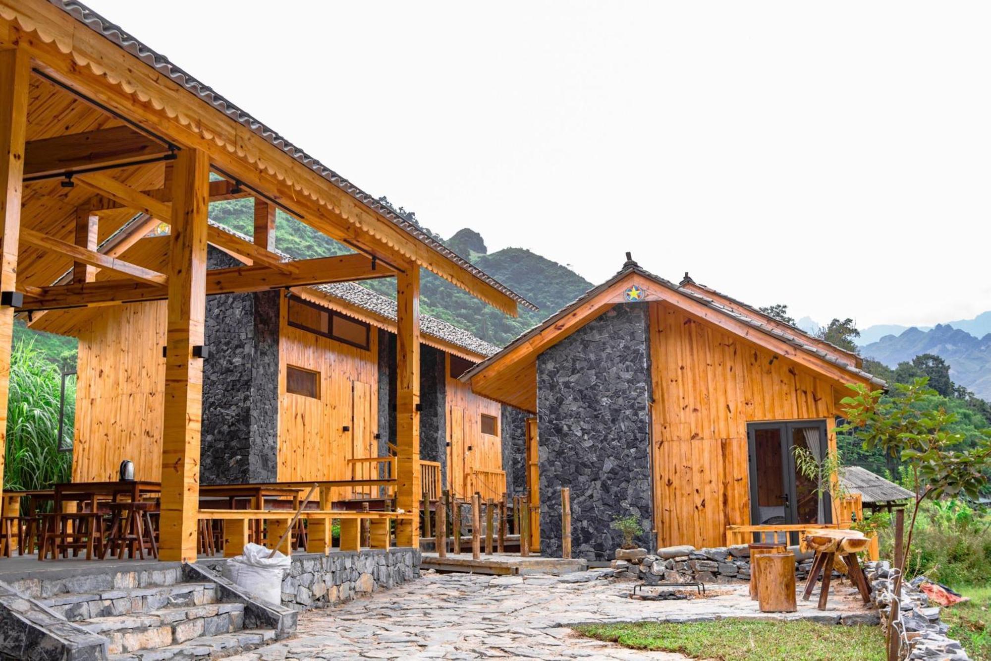 Chien'S Lodge Du Gia Làng Cac Kültér fotó