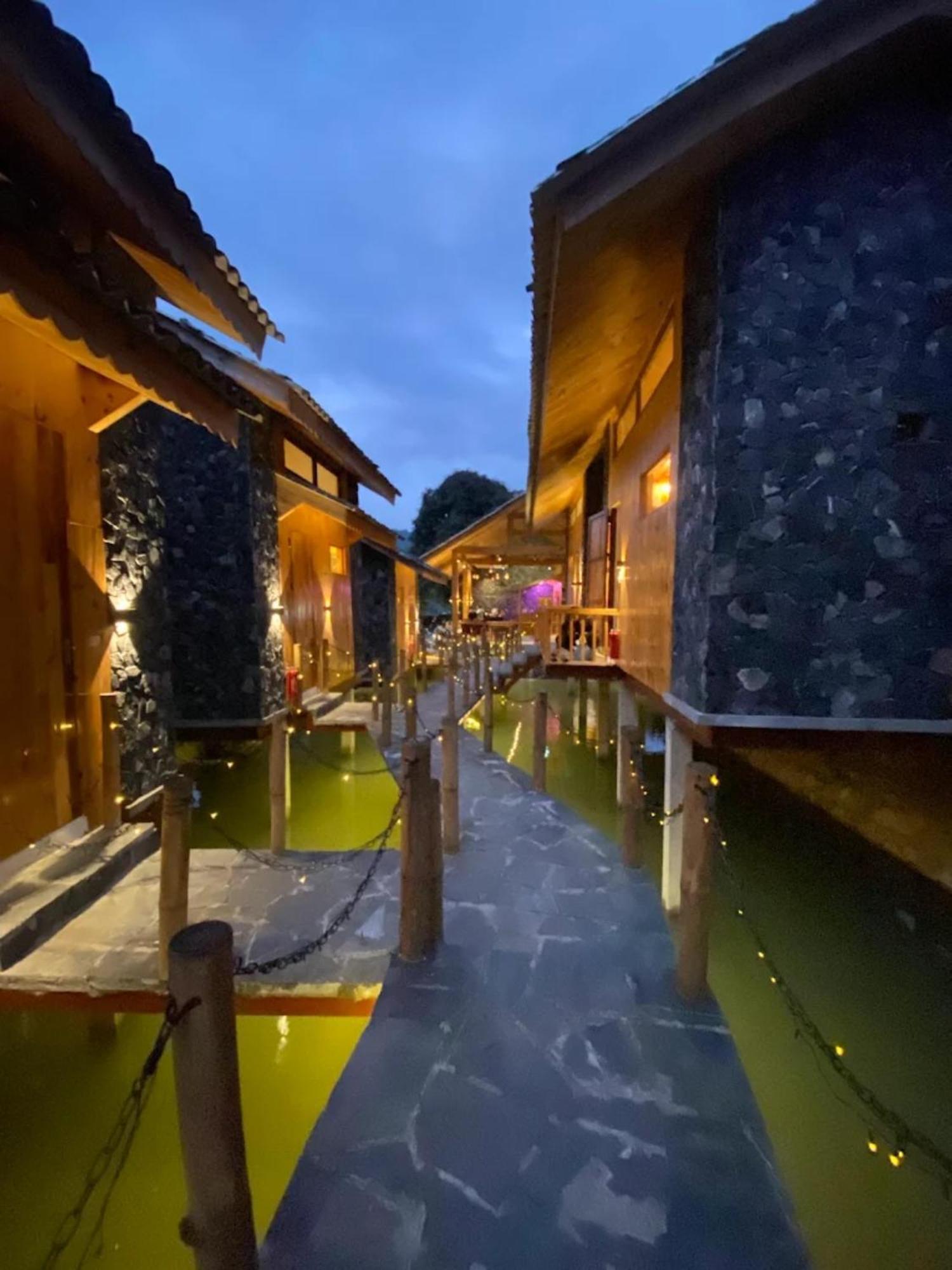 Chien'S Lodge Du Gia Làng Cac Kültér fotó